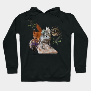3D art - What's the squirrels up to? Hoodie